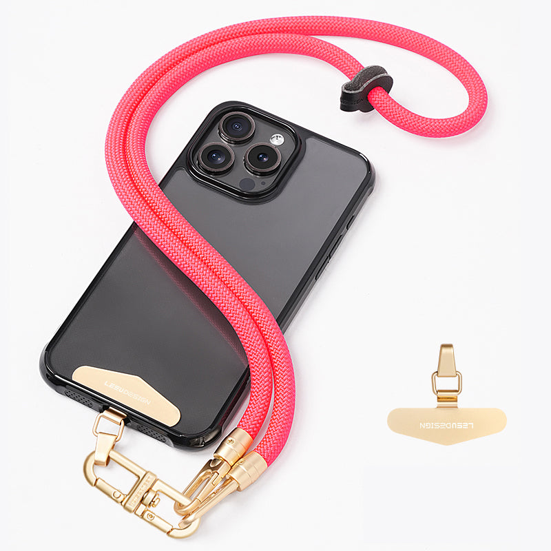 LEEU DESIGN Climbing Series 85cm Phone Lanyard Adjustable Cell Phone Crossbody Neck Rope LEEU DESIGN Climbing Series 85cm Phone Lanyard Adjustable Cell Phone Crossbody Neck Rope
